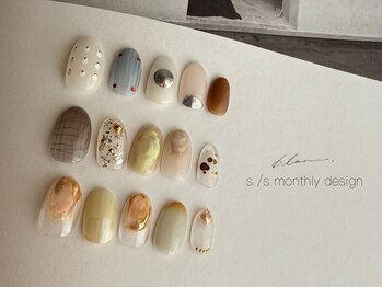 ブランネイル(blanc nail)/4月定額デザイン☆