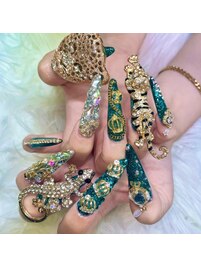 スカルプ10本アート　１枚MAX