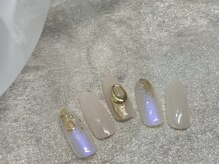 プティ アイビューティ 京橋店(peTiT eyebeauty)/シンプルネイル　キレイめ