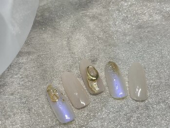 プティ アイビューティ 京橋店(peTiT eyebeauty)/シンプルネイル キレイめ