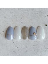 ネイルサロン エムズ(Nail Salon M's)/涼し気夏ネイル