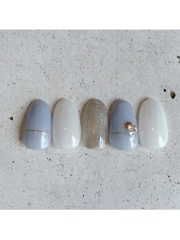 ネイルサロン エムズ(Nail Salon M's)/涼し気夏ネイル
