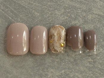 カラネイル 南森町店(calla nail)/大人　オフィス　ニュアンス