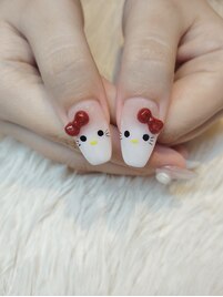 キティちゃんネイル