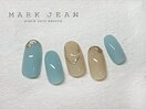 243.ミラー 砂ジェル 海