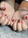 バレンタインネイル（KOTOKO）