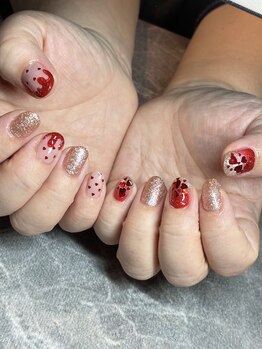 バレンタインネイル(KOTOKO)