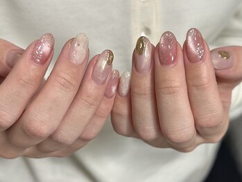 レアネイル(Lea nail)/綺麗めピンクニュアンス