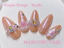マルチューネイル 池袋(MARUCHU NAIL)/定額シンプルアート