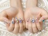 【HAND】最新トレンドOKSNS大人気ワンホン持ち込みデザインパーツつけ放題