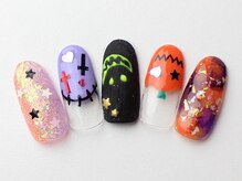 ユースタイル 新宿店(U-style)/ハロウィンカラフルネイル