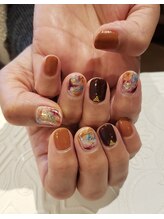 ネイルサロン リスタ(Rista)/秋ネイル マーブル