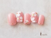 アイネイルズ 横浜EAST店(I-nails)/シアースプリング桜ネイル