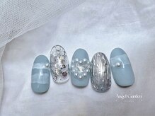 エンジェルガーデンネイル 池袋店(Angelgarden nail)/ベビーブルー｜韓国ネイル