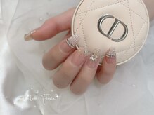 フィオナ 大久保店(Fiona)/ワンホンツイードネイル #新宿