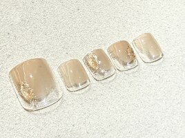 フットジェル透け感クリア定額