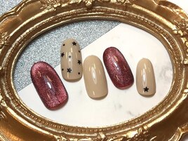 埋め尽くしボルドーマグカラー