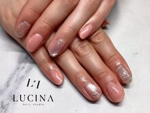 ネイルスタジオ ルキナ(LUCINA)/H-605シェラックシンプルネイル