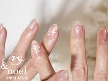 ノエル(Noel)/冬ネイル/ツイードネイル/水光