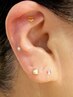 【snsで話題耳つぼジュエリー】耳つぼジュエリー8粒+耳ほぐし付　3500円