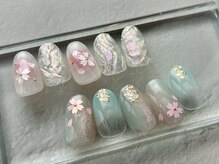 インク(inc)/ハンド/桜ネイル