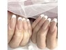 【綺麗め♪】スカルプフレンチネイル