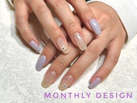 星ネイル＊9月monthly