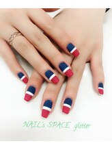 ネイルズ スペース グリッター(NAIL'S SPACE glitter)/個性派ネイル☆マット仕上げ