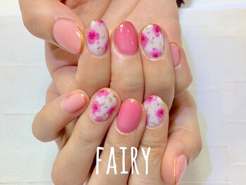 フェアリー(Fairy)/結婚式☆お花ネイルby澤口