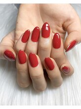 インプレス 鶴見店(Impress)/【Hand】ワンカラー先端ラメ