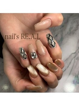 ネイルズリアル 倉敷(nail's RE.A.L)/パイソン