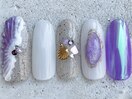 波マーメイドパープル ¥12000