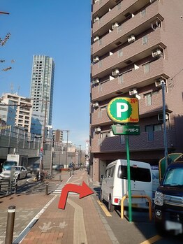 クラビ(kurabi)/道案内■パーキングを右折