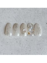 ネイルサロン エムズ(Nail Salon M's)/ラメとシェルでゴージャスに