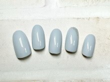 ネイルサロンアンドスクール アイビー(IVY)/くすみブルー♪