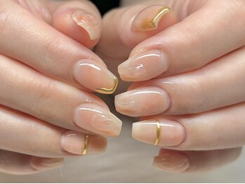 ネイルキュート アンド クールラッシュ 亀有店(nailcute & CoolLash)の写真/《シンプルだからこそクオリティが大事！》どんな場でもさりげなく映えるワンランク上の上品な指先へ♪