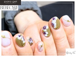 フラワーアートネイル