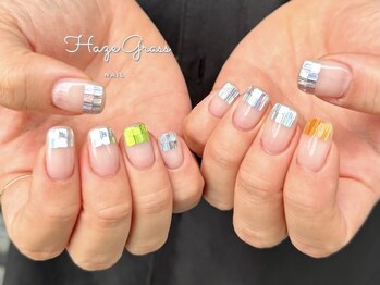 ハズグラスネイル(Haze Grass nail)/個性ニュアンス