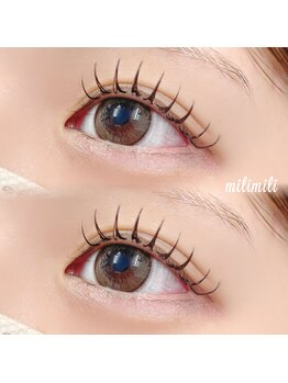 ミリミリ(milimili)の写真/カラーが豊富！グレージュカラーで透明感のあるニュアンスeyeが人気♪ピンク、ボルドー系で外国人風eyeも★