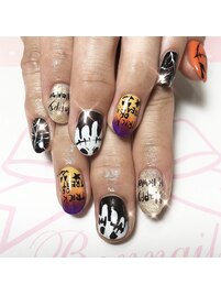 ハローウィンネイル