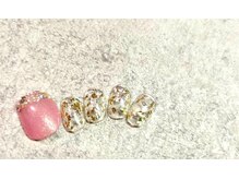 スリーレイ(Threeray)/親指アート フット定額ネイル