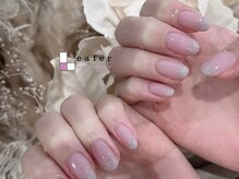リーファネイルズ 岡山学南町店(Lea'ferNails)/ラメグラデーション