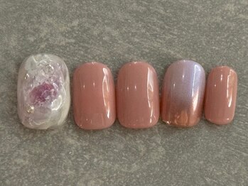 カラネイル 南森町店(calla nail)/奥行き　ニュアンス　ミラー