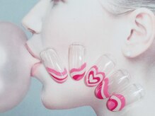 アール 桜木町店(R)/ラインアート　韓国ネイル