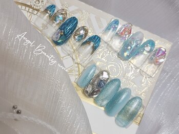 エンジェルビューティー 上野(Angel Beauty)の写真/《初回オフ込み♪定額4980円～》繊細な手描きアートも思いのまま♪高い技術を持つネイリストが担当！
