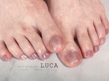 ネイルアトリエルカ(nail atelier LUCA)/W-284 大人上品マーブルネイル