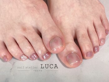 ネイルアトリエルカ(nail atelier LUCA)/W-284 大人上品マーブルネイル