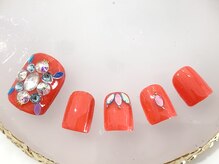 ネイルサロンアンドスクール ブロッサ(BLOSSA)/フット定額コース¥8800