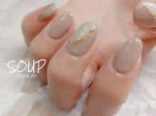 スープ(SOUP)/お洒落 ラメ ミラーアート