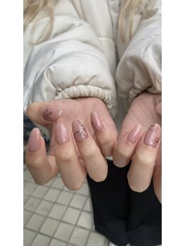 Mネイルアンドカフェ シェレステ/冬ネイル♪